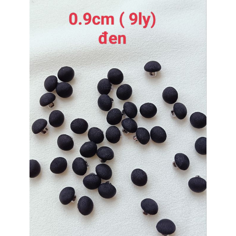 GÓI 50 NÚT BỌC VẢI SIZE 0.9cm