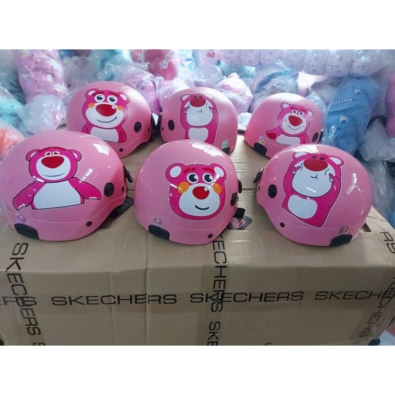 Mũ bảo hiểm gấu dâu loại 1