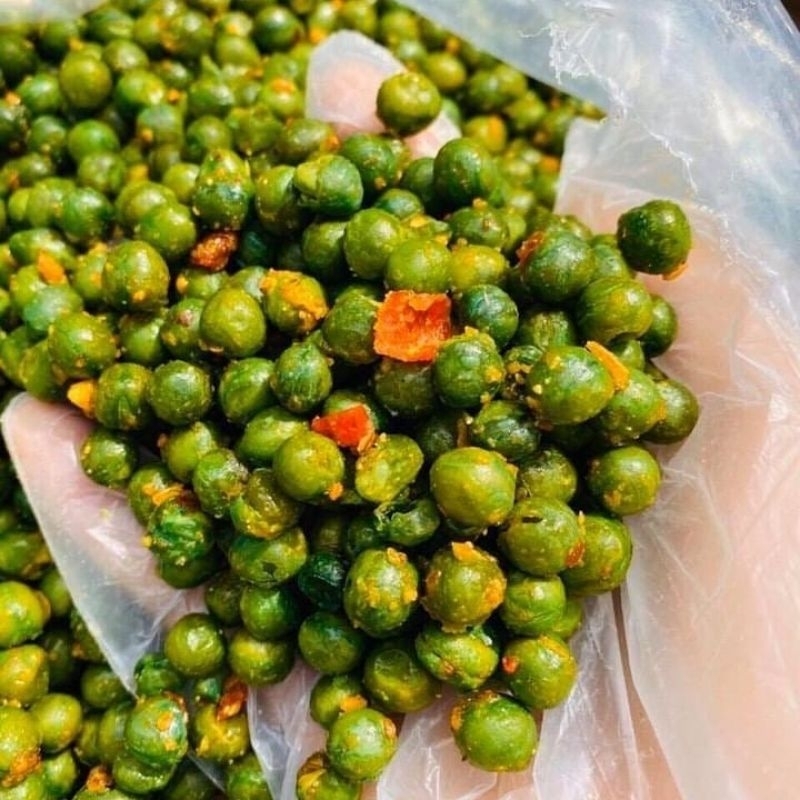 Đậu hà lan tỏi ớt giòn rụm 450gr, càng ăn càng nghiện.