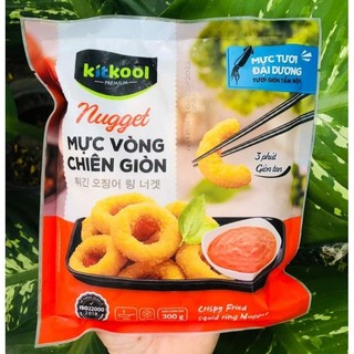 Nugget mực vòng chiên giòn 300g Kitkool / Lacusina LC
