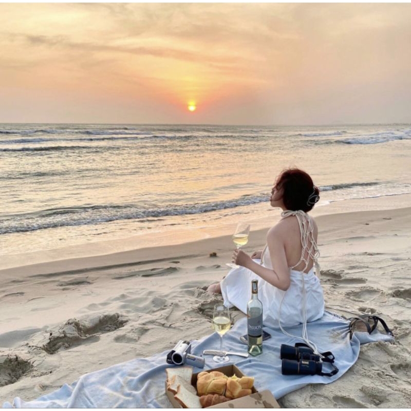 Đầm maxi đi biển màu trắng hở lưng đan dây kiểu mới sexy nữ size S/M/L chỉ có tại Luxieu Garden🌸 SKU7792