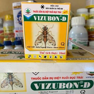 VIZUBON - D, Thuốc Dẫn Dụ Diệt Ruồi Vàng Đục Trái