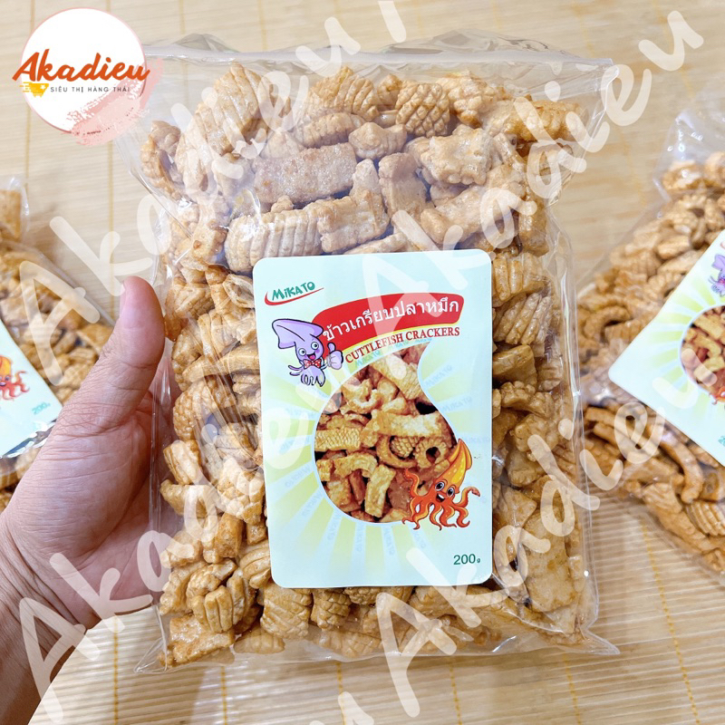 Snack Mực Mikato bịch 200gr siêu to - Thái Lan