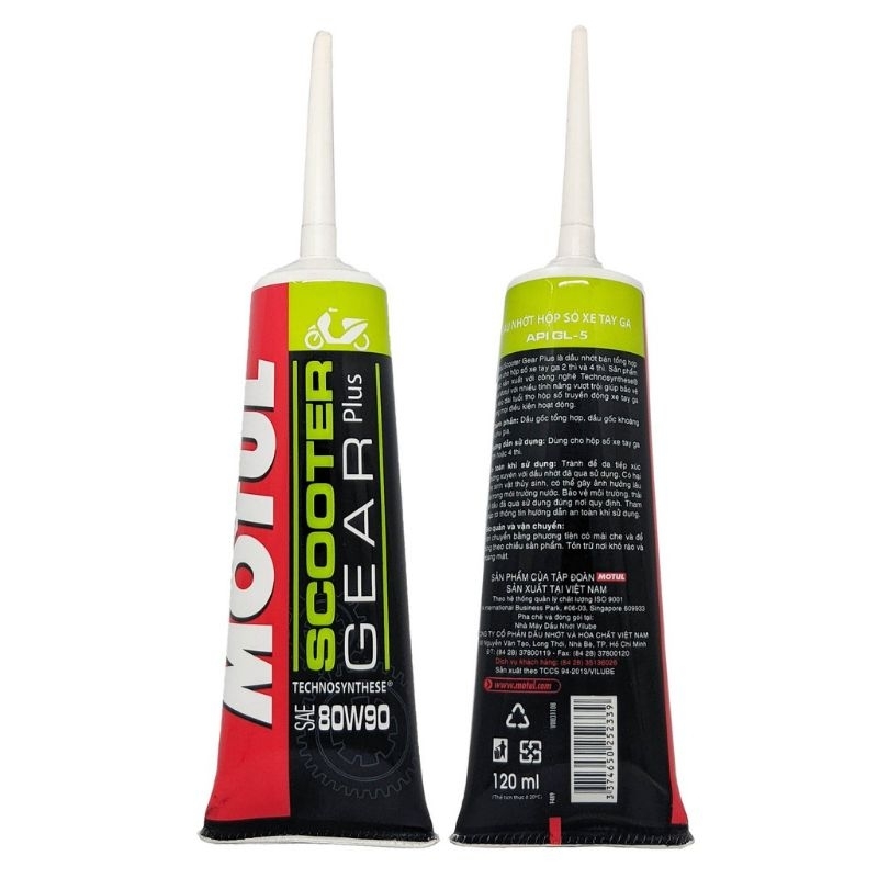 Dầu láp xe tay ga Motul Scooter Gear Plus 80W90 120ml