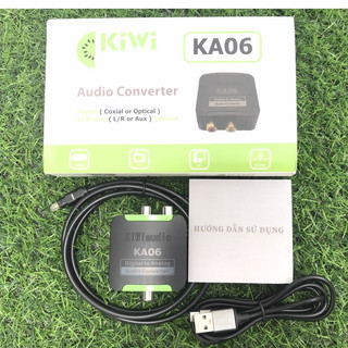 Chuyển quang âm thanh Optical sang  2 AV ( aux 3.5mm)  KIWI KA06 2026
