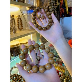 vong tay tràng hạt gỗ mộc liên hoa