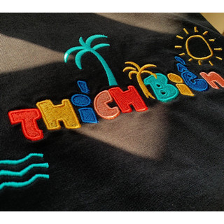 CHINLIKE-BLACK “Thích biển” Tee