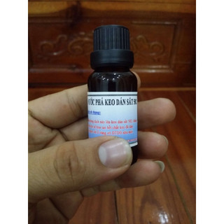 Nước tẩy keo dán sắt, tẩy keo 502 trên mica, alu, nhựa, keo, chai thủy tinh 20ml an toàn