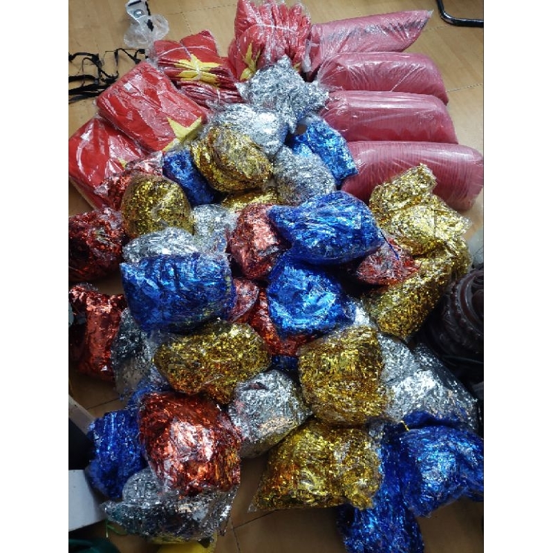 Bông tua cổ vũ 6 màu