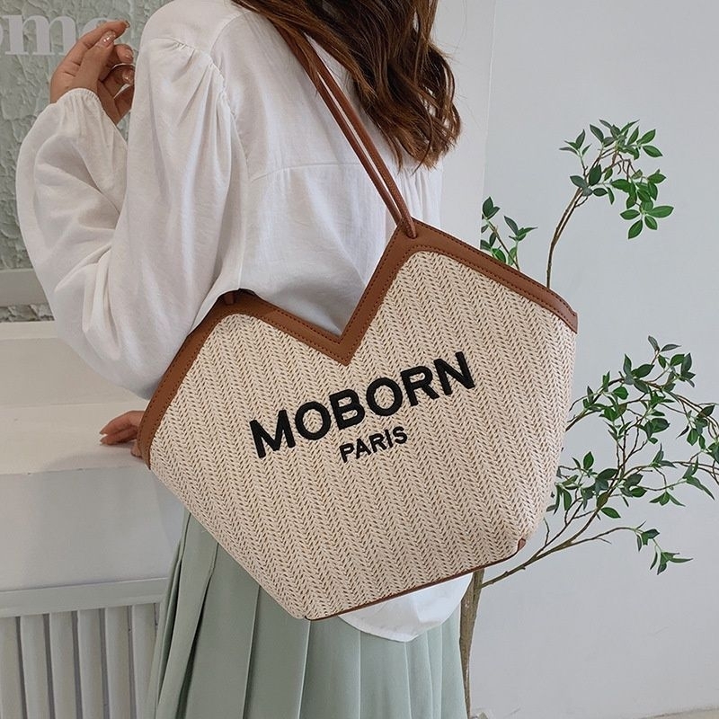 Túi Cói MoBorn 3 Màu Size 32cm G.h