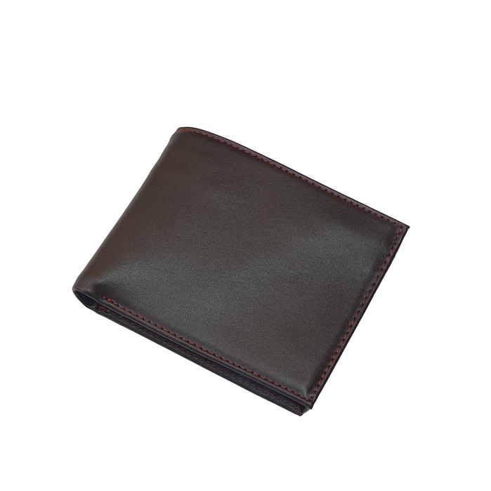 Ví Nam Da Bò Thật Nhỏ Gọn Dáng Ngang - Mini Classic - Có Khóa Kéo