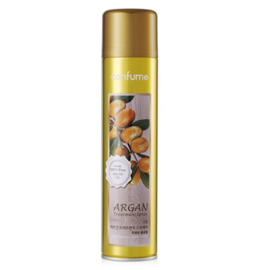 Gôm tạo kiểu tóc mềm Confume Argan Treatment Spray 300ml (mẫu mới)