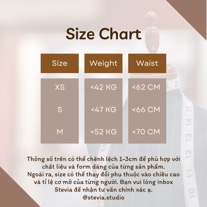 Stevia.studio - Set váy 2s kèm khoác nắng kem lửng - 3 size Xs, S, M