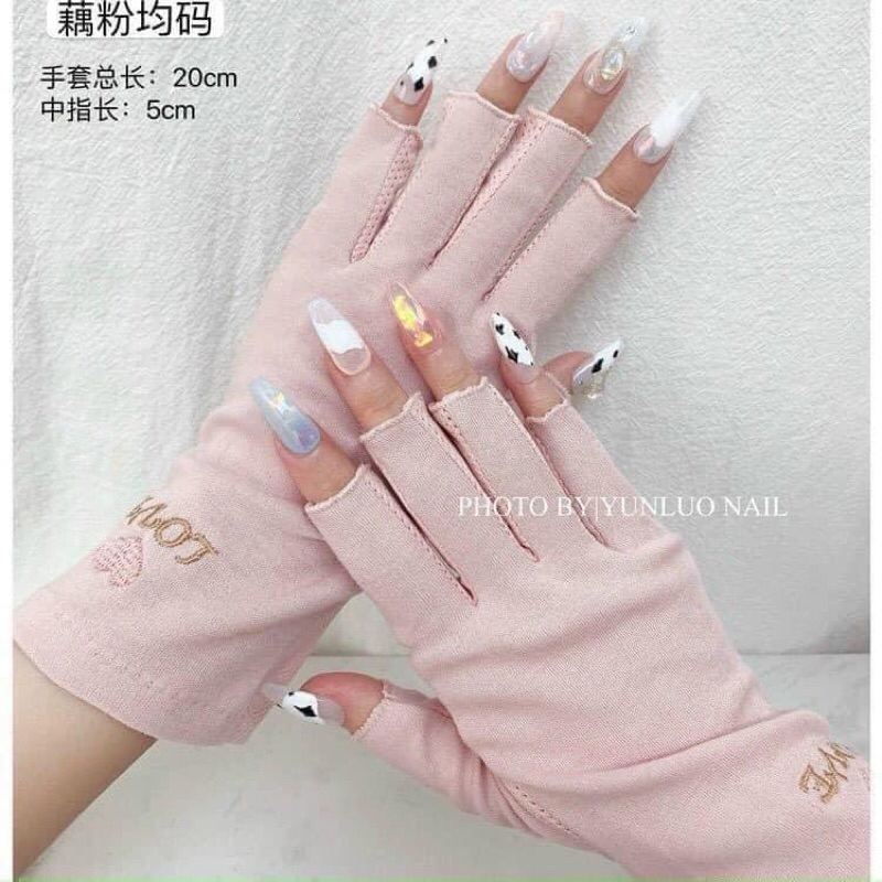 Găng tay chống tia UV làm nail