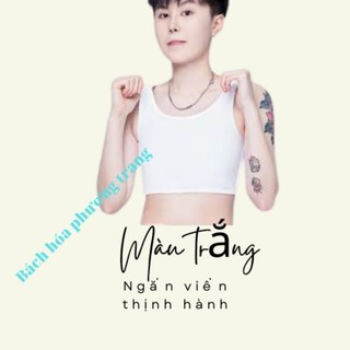 [ Hỏa Tốc ]Áo Nịt tomboy- Ngắn Có Viền [ Bản Nịt Gen Cứng Bó Trước Ngực ]