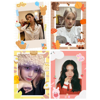 SET 4 CARD DES BLACKPINK CÁN MỜ