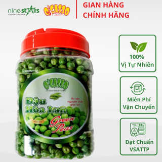 Đậu Hà Lan (đậu hòa lan) Sấy Giòn Vị Muối OCasso hộp 500g