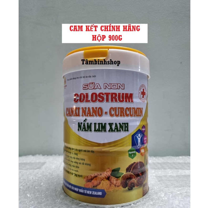 Sữa non Colostrum Canxi nano Curcummin Nấm Lim Xanh