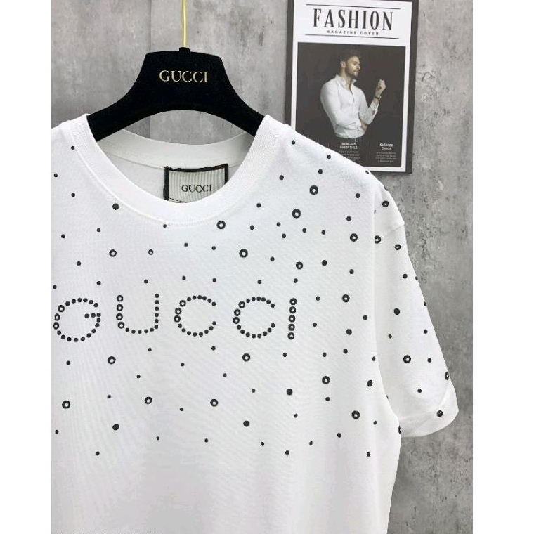 Áo thun cotton 2C thêm hoạ tiết chấm bi siêu xinh,9916