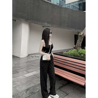 Set Áo Dây Mix Quần Xuông Ce.line