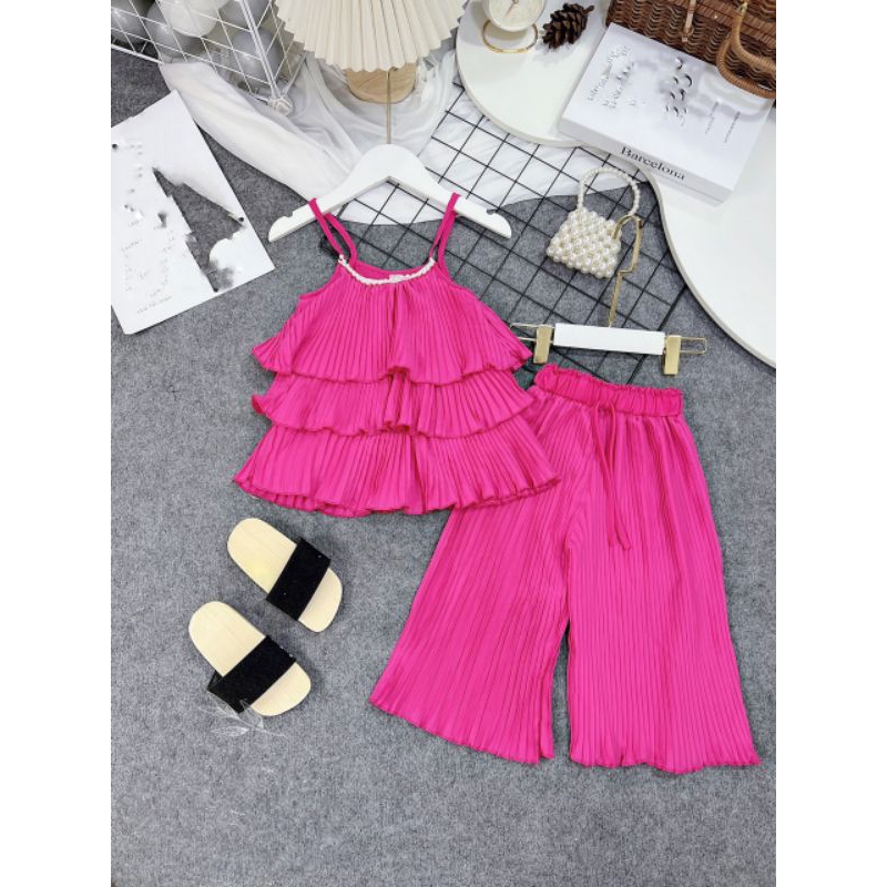 Bộ 2 dây 3 tầng dập ly công chúa điệu đà bé gái