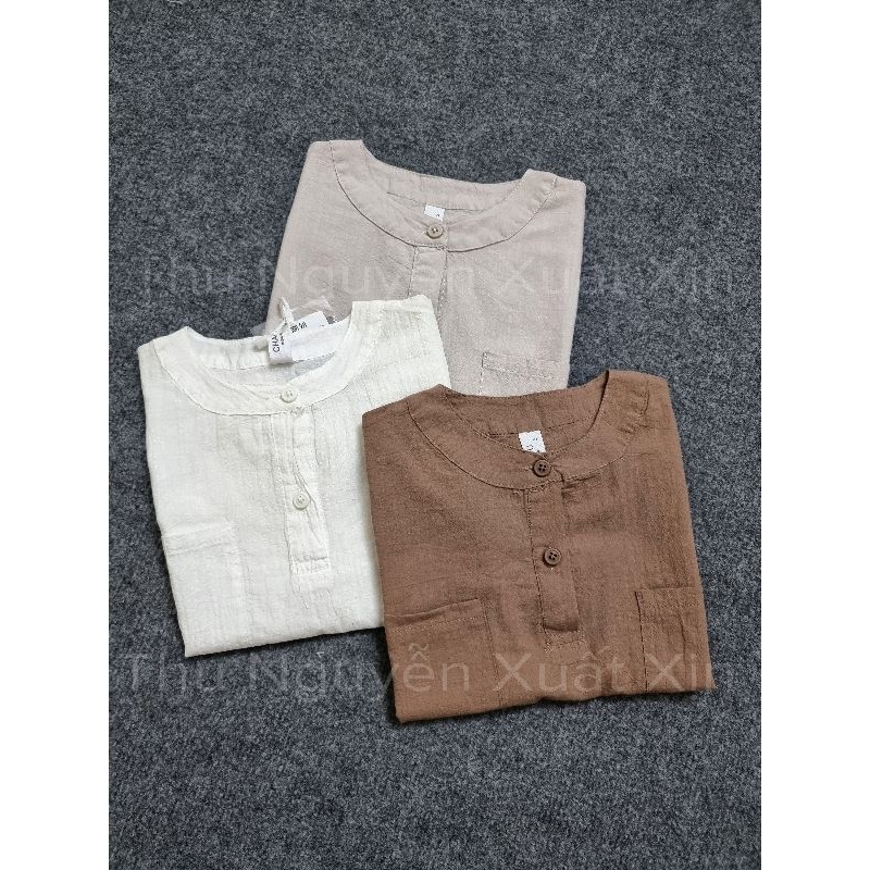 Áo sơ mi đũi bé trai