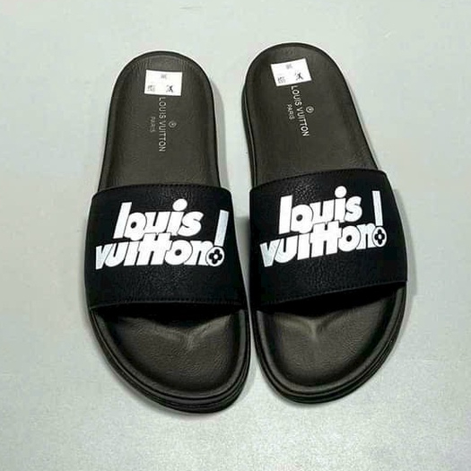 Dép Nam Lv cao cấp full box - Dép quai ngang LV nam SPF Đế Cao Su Cao Cấp