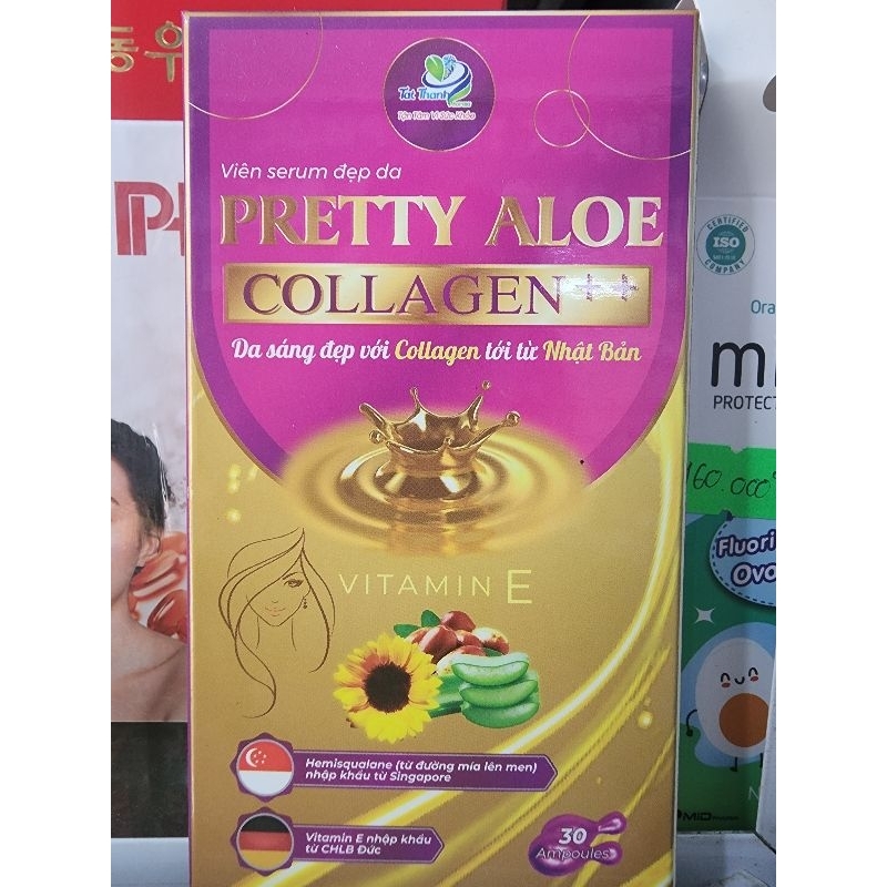 Viên bôi serum đẹp da Pretty AloE Collagen