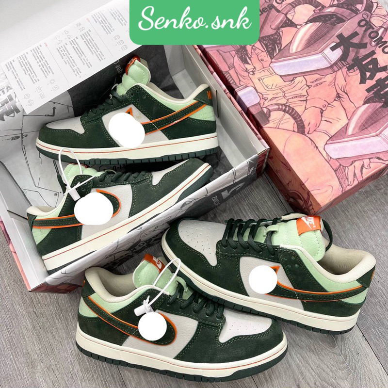 GIÀY THỂ THAO SB DUNK LOW GREEN OTOMO S.C FULLSIZE,kèm quà tặng