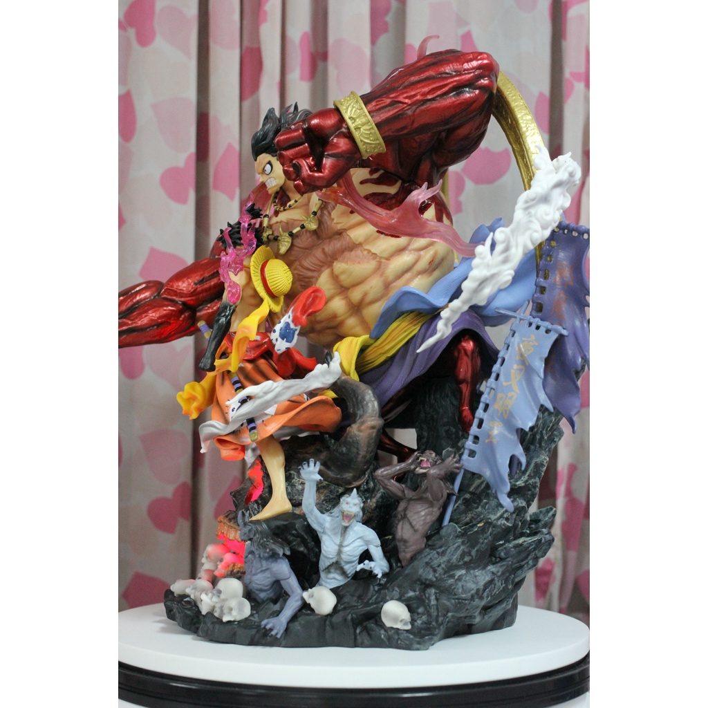 Mô hình Luffy gear 4 siêu đẹp cao 48cm - Mô hình One Piece