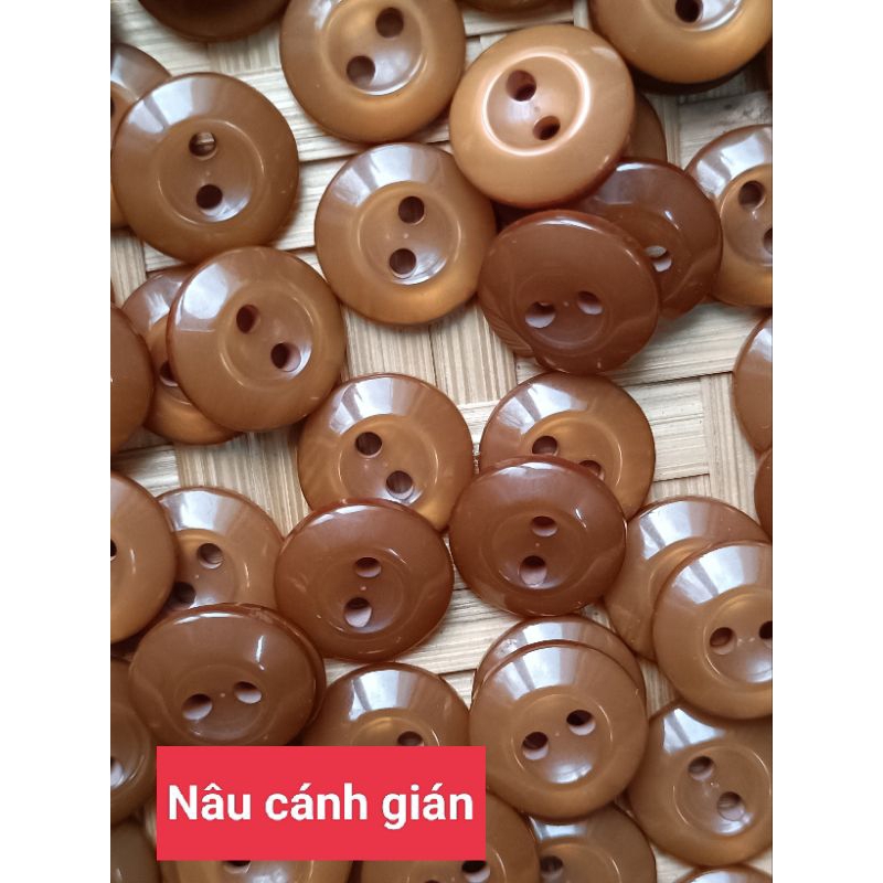 GÓI 20 GAM NÚT SƠ MI HÀNG BÓNG DÀY ĐẸP.