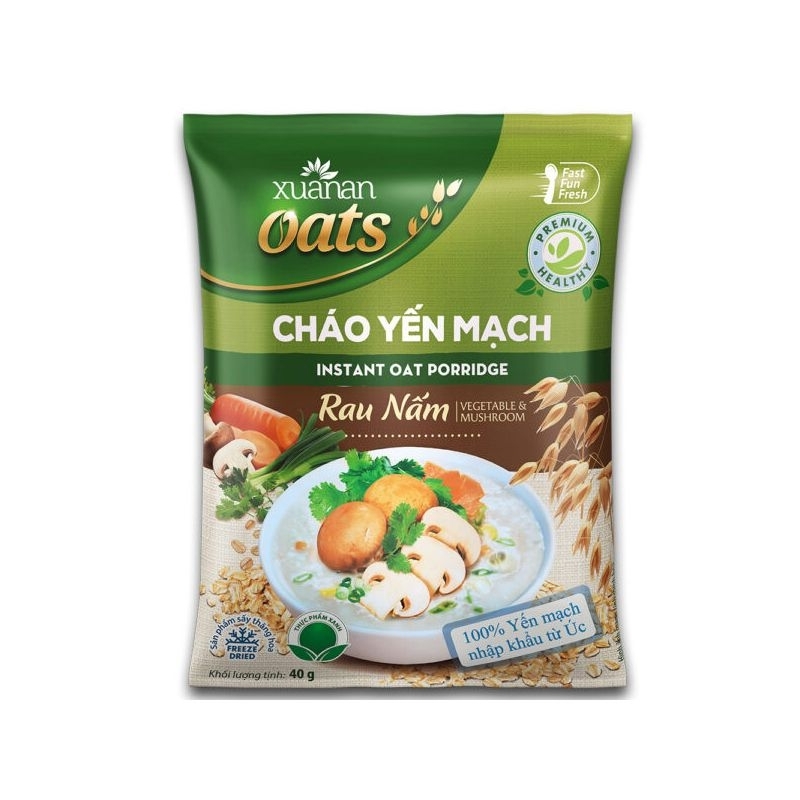 Combo 5 bịch Cháo Yến Mạch