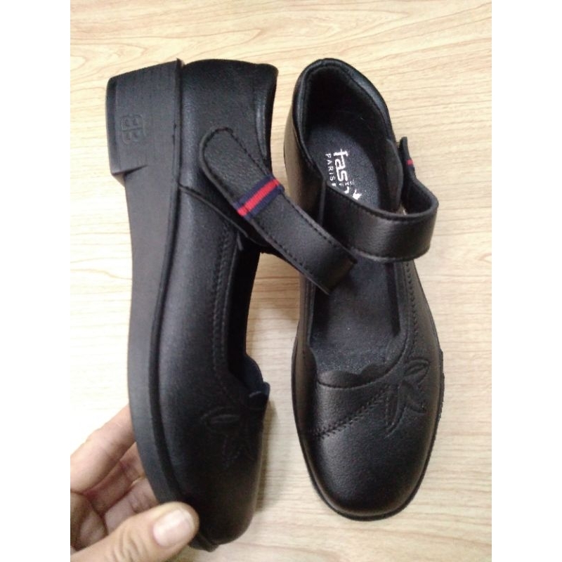 Giày da  nữ hàng Quảng Châu cao 3cm êm chân