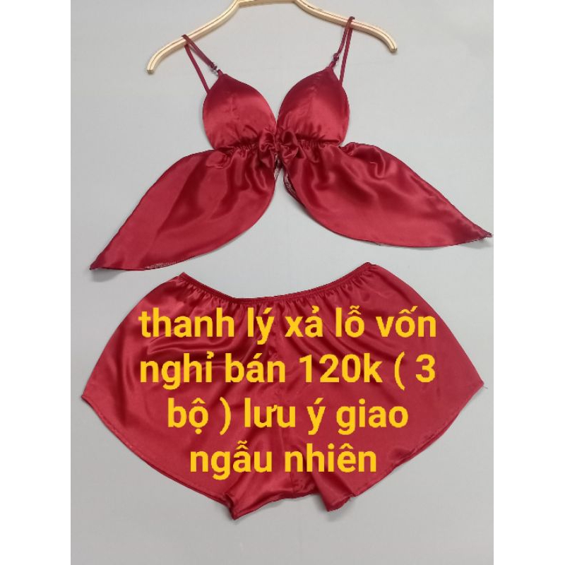 đồ ngủ sexy ( sét 120k 3 bộ xả lỗ vốn nghỉ bán lưu ý giao ngẫu nhiên)