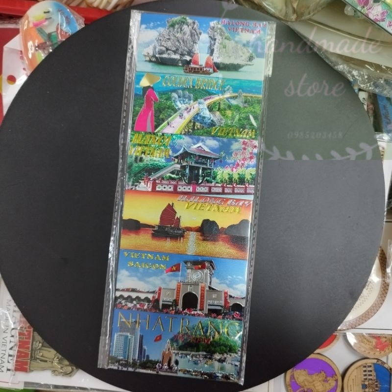 Nam châm dính tủ lạnh hình Việt Nam mẫu to hàng đẹp(set 6c), hít tủ lạnh - fridge magnets