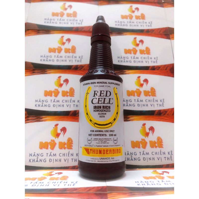 Dinh dưỡng cho gà kén ăn Red Cell - nuôi gà đá bổ sung dinh dưỡng của Mỹ - chai 100ml