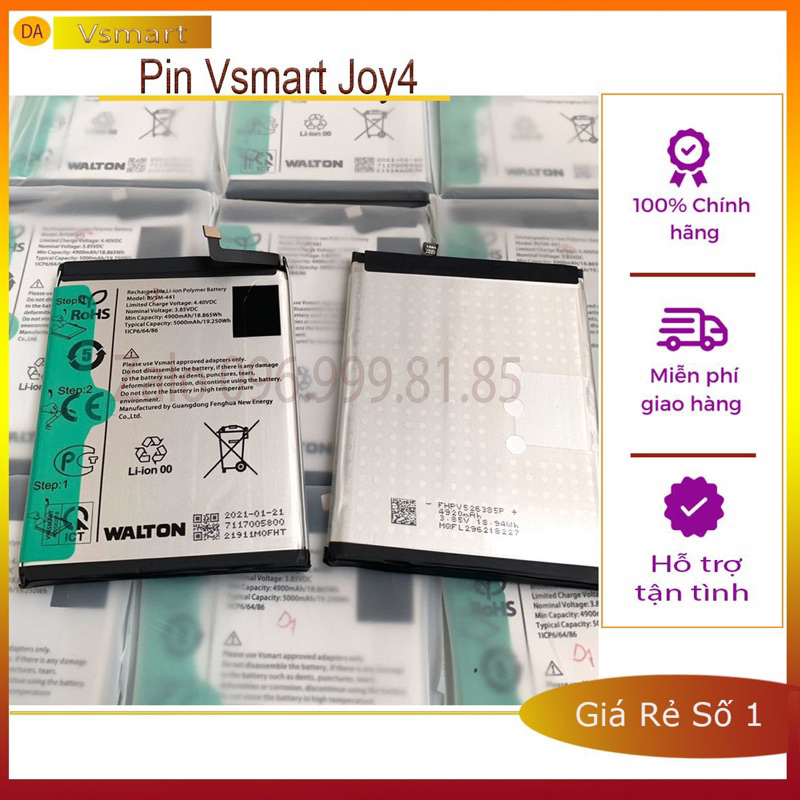 Pin Vsmart Joy 4  Zin New Chính Hãng