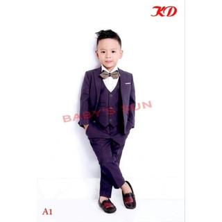 Veston trẻ em  quần, kèm gile