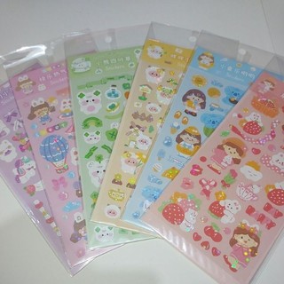 Sticker trang trí lấp lánh hoạt hình cute ngộ nghĩnh