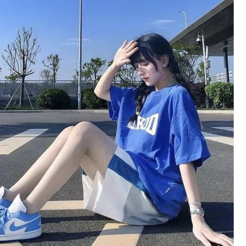 Set bộ thể thao Unisex áo thun LKOD phối mix quần đùi from rộng dày mịn thoáng mát thiết kế kiểu dáng trẻ trung năng ộng
