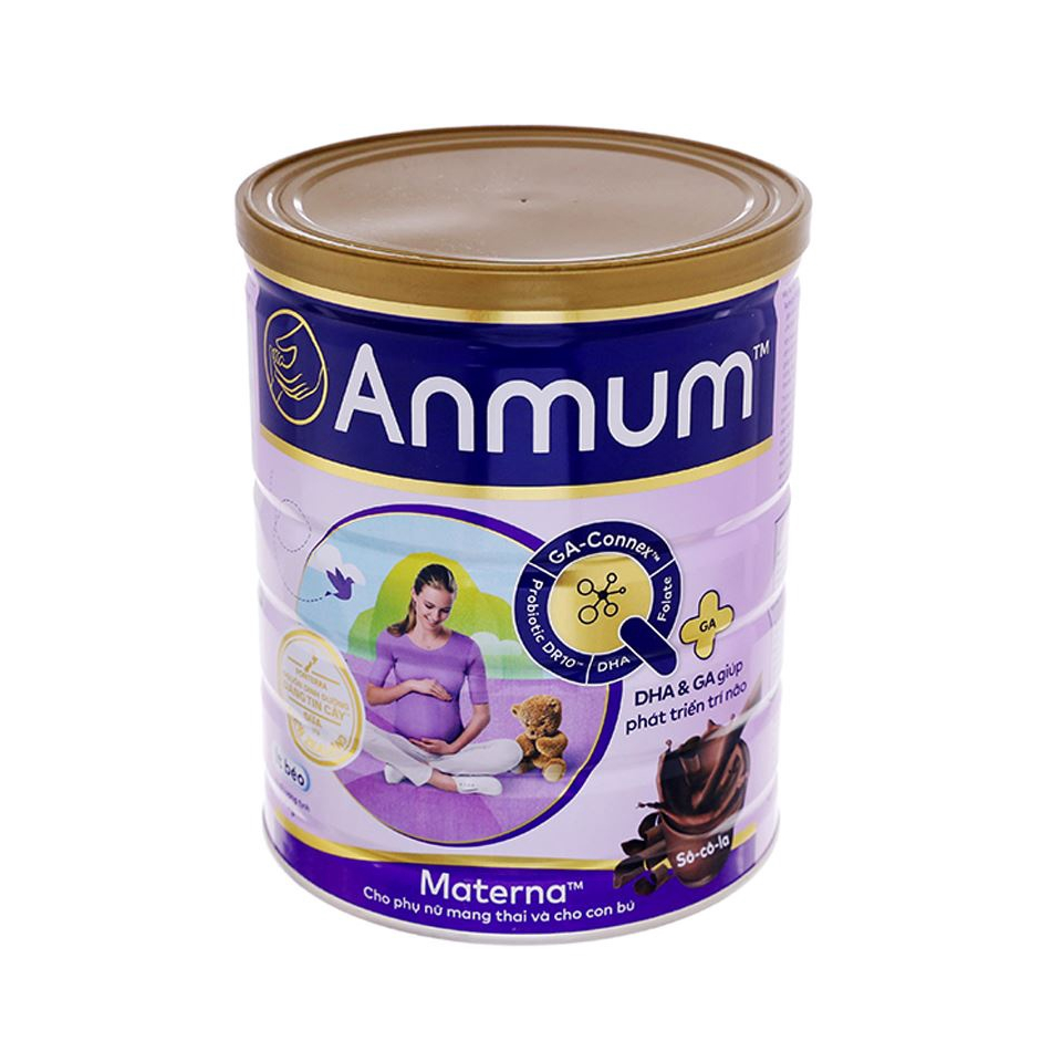 Sữa bột Anmum Materna socola lon 400g ( Date: 01/2024 )