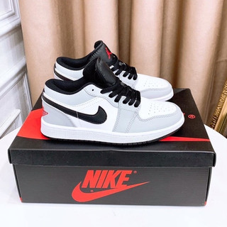 Giày 𝐉𝐨𝐫𝐝𝐚𝐧 Xám Đen 𝐜ổ thấp - Sneaker Unisex Nam Nữ Hàng cao cấp bản Trung hottrend 2023