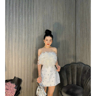 MS1441V ĐẦM BODY LÔNG ĐÍNH ĐÁ