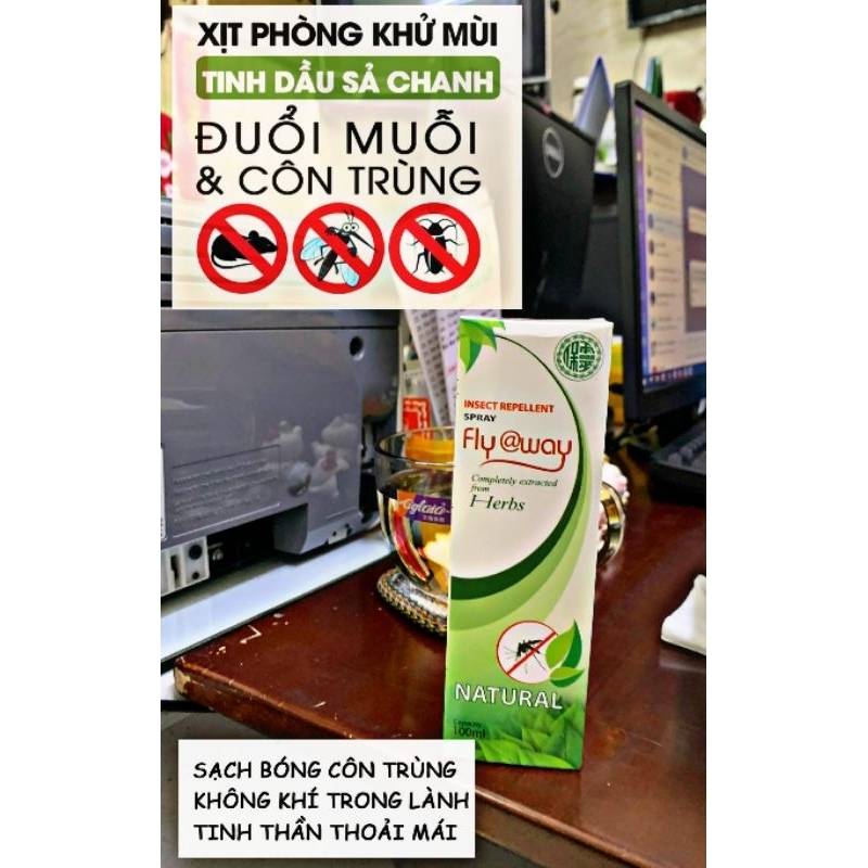 FLY @WAY xua đuổi muỗi và côn trùng