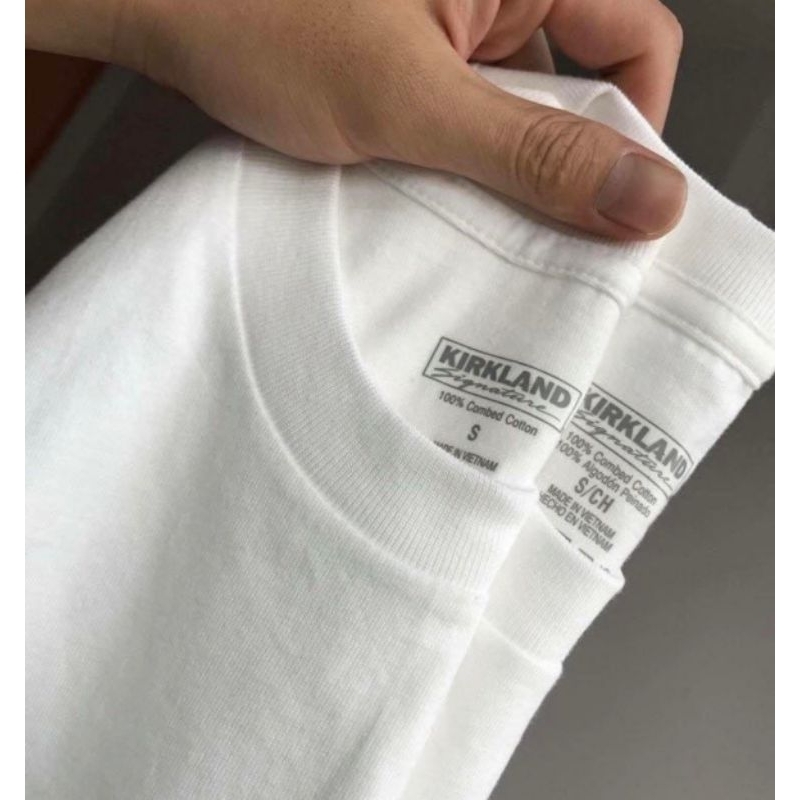 Áo thun trơn Kirkland. chính hãng unisex
