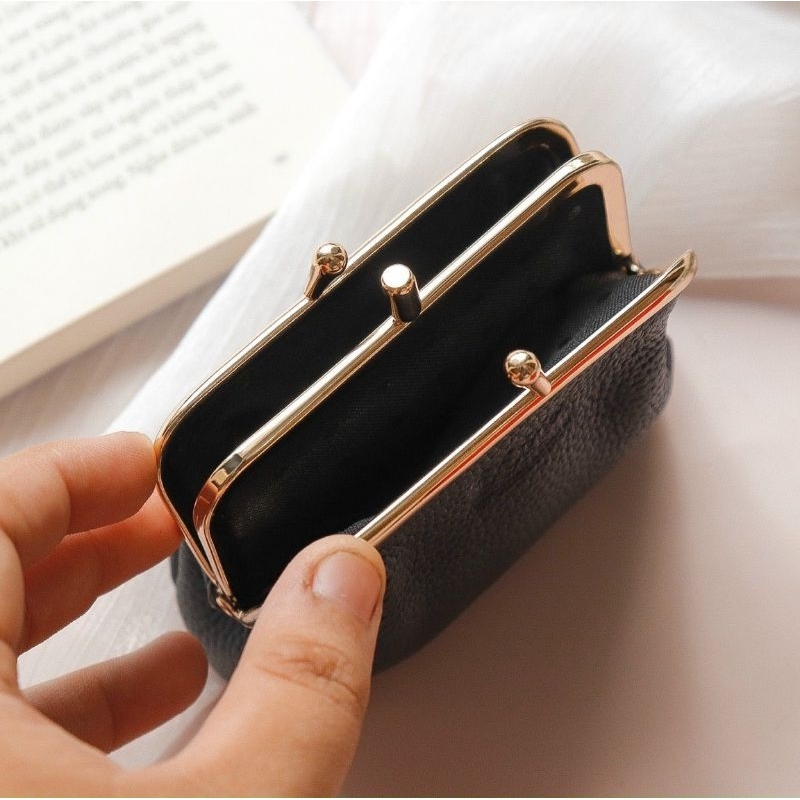 Ví D0pp mini da bò thật