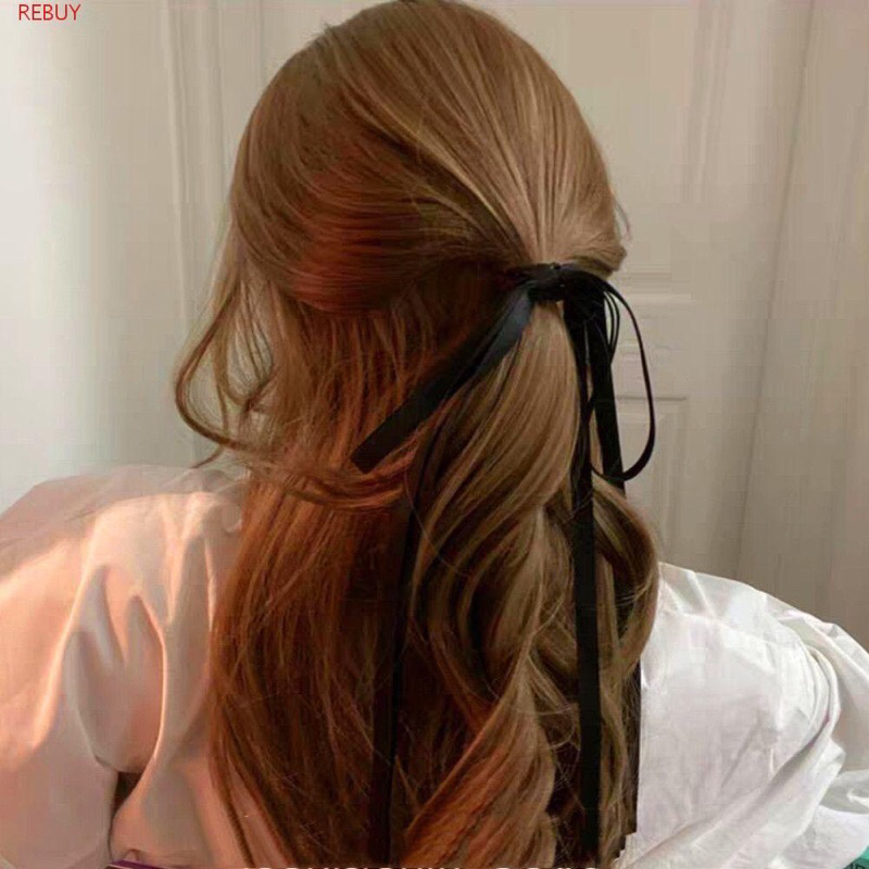 Dây cột tóc ruy băng dễ thương