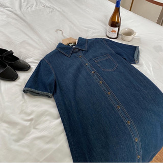 Váy denim cộc tay 31001 CHERRY COCO