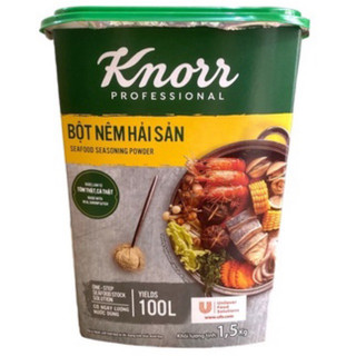 Bột nêm hải sản cho món canh,xào, nướng, Bột nêm hải sản knor hộp 1,5kg, gói 300g TP Minh Duyên