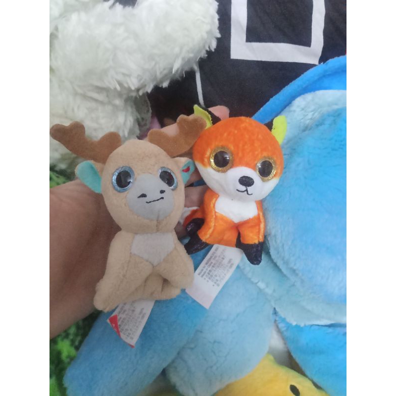 Gấu bông tem ty mắt thủy tinh size khoảng 5cm